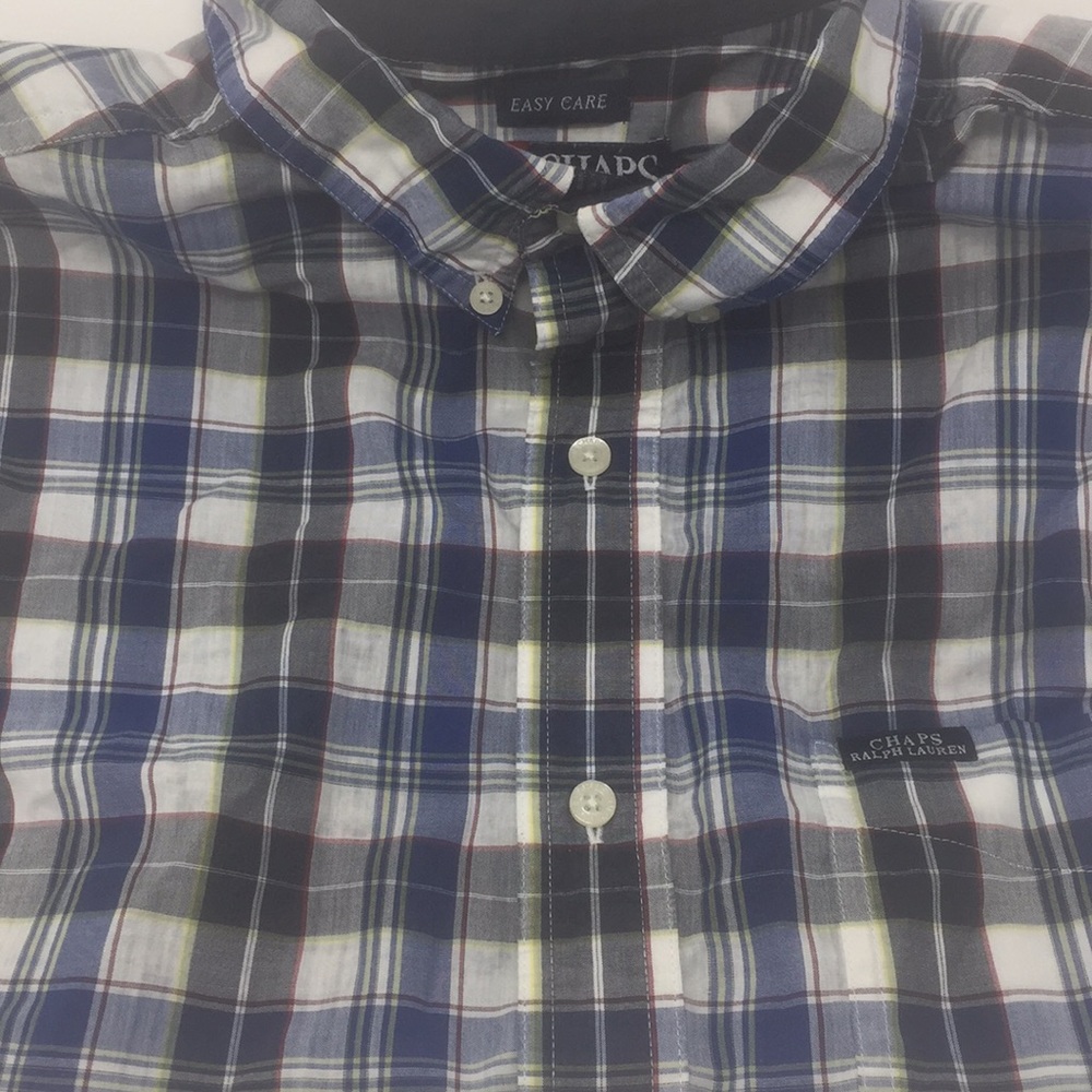 Chaps Size Large Button Down Short Sleeve - Picture 4 of 4